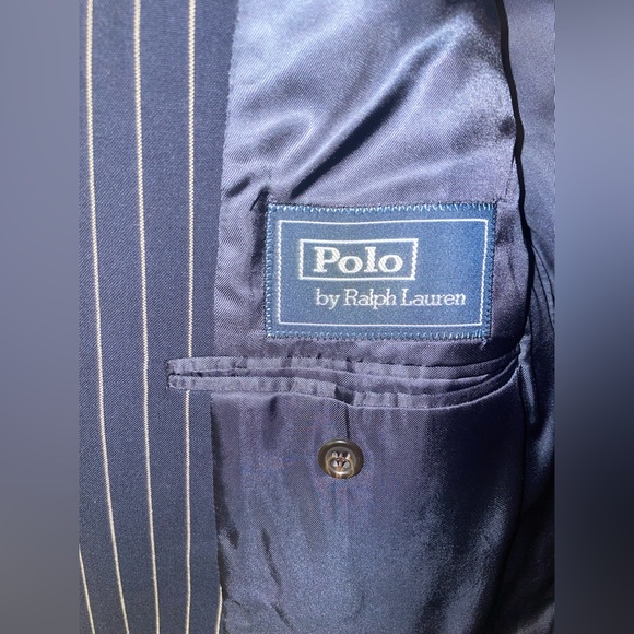Polo Pinstripe Blazer - Picture 4 of 9